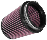 K&N Universal Air Filter 4in Flange / 5-3/8in Base / 4-1/2in Top / 6in Height K&N Engineering Air Filters - Universal Fit  AXOPROS