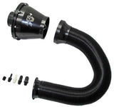 K&N Universal Apollo Black Cold Air Intake - 70mm OD FLG PP K&N Engineering Cold Air Intakes  AXOPROS