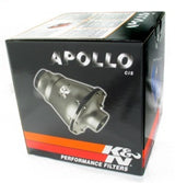 K&N Universal Apollo Black Cold Air Intake - 70mm OD FLG PP K&N Engineering Cold Air Intakes  AXOPROS