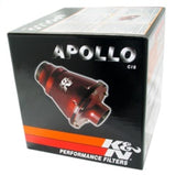 K&N Universal Apollo Black Cold Air Intake - 70mm OD FLG PP K&N Engineering Cold Air Intakes  AXOPROS