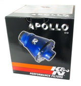 K&N Universal Apollo Black Cold Air Intake - 70mm OD FLG PP K&N Engineering Cold Air Intakes  AXOPROS