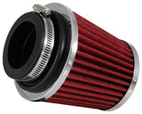 K&N Universal Chrome Filter 2 3/4in FLG / 4 1/2in Bottom / 4 1/2in Height K&N Engineering Air Filters - Universal Fit  AXOPROS