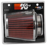 K&N Universal Chrome Filter 2 3/4in FLG / 4 1/2in Bottom / 4 1/2in Height K&N Engineering Air Filters - Universal Fit  AXOPROS