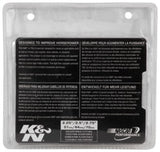 K&N Universal Chrome Filter 2 3/4in FLG / 4 1/2in Bottom / 4 1/2in Height K&N Engineering Air Filters - Universal Fit  AXOPROS