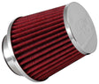 K&N Universal Chrome Filter 2 3/4in FLG / 4 1/2in Bottom / 4 1/2in Height K&N Engineering Air Filters - Universal Fit  AXOPROS