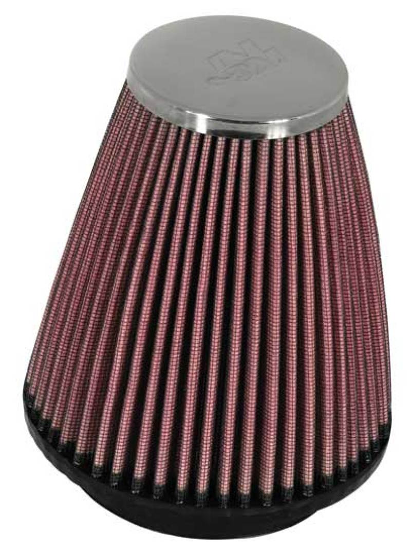 K&N Universal Chrome Filter 2.25 Inch Flange / 3.5 Inch Base / 2 Inch Top / 4 Inch Height K&N Engineering Air Filters - Universal Fit  AXOPROS