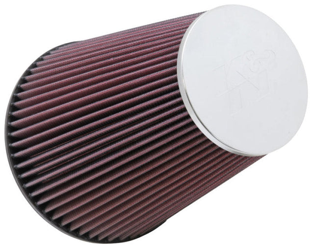 K&N Universal Chrome Filter 6 inch FLG / 7.5 inch Base / 4.5 inch Top / 9 inch Height K&N Engineering Air Filters - Universal Fit  AXOPROS