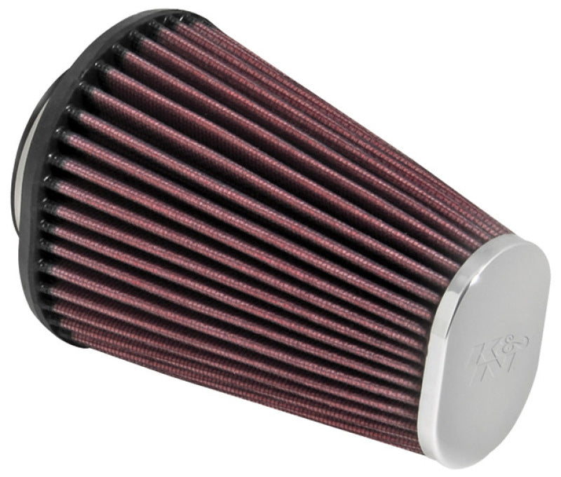 K&N Universal Clamp-On Air Filter 2-7/16in Flange 4-1/2x3-3/4in Base 3x2in Top 6in Height K&N Engineering Air Filters - Universal Fit  AXOPROS