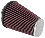 K&N Universal Clamp-On Air Filter 2-7/16in Flange 4-1/2x3-3/4in Base 3x2in Top 6in Height K&N Engineering Air Filters - Universal Fit  AXOPROS