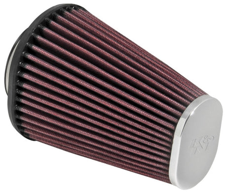 K&N Universal Clamp-On Air Filter 2-7/16in Flange 4-1/2x3-3/4in Base 3x2in Top 6in Height K&N Engineering Air Filters - Universal Fit  AXOPROS