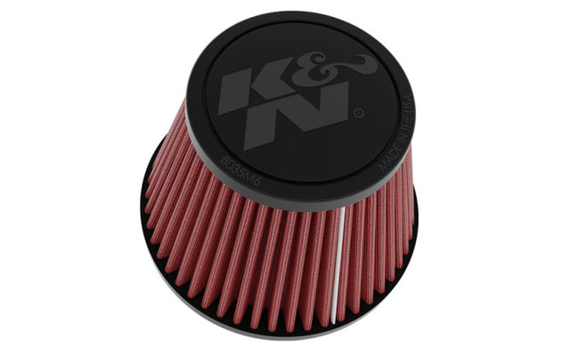 K&N Universal Clamp-on Air Filter 2in Flange ID 5-3/16in Base 3-1/2in Top 3-11/16in Height w/ Vent K&N Engineering Air Filters - Universal Fit  AXOPROS