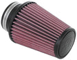 K&N Universal Clamp-On Air Filter 3in Flange ID x 5in Base OD x 3.5in Top OD x 6in Height K&N Engineering Air Filters - Universal Fit  AXOPROS