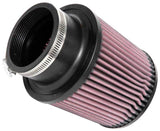 K&N Universal Clamp-On Air Filter 3in FLG / 5in B / 4-1/2in T / 5in H K&N Engineering Air Filters - Universal Fit  AXOPROS