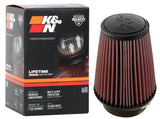 K&N Universal Clamp-On Air Filter 4in FLG / 6in B / 4in T / 7in H K&N Engineering Air Filters - Universal Fit  AXOPROS