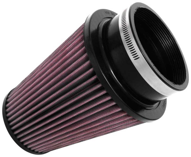 K&N Universal Clamp-On Air Filter 4in FLG / 6in B / 4in T / 7in H K&N Engineering Air Filters - Universal Fit  AXOPROS