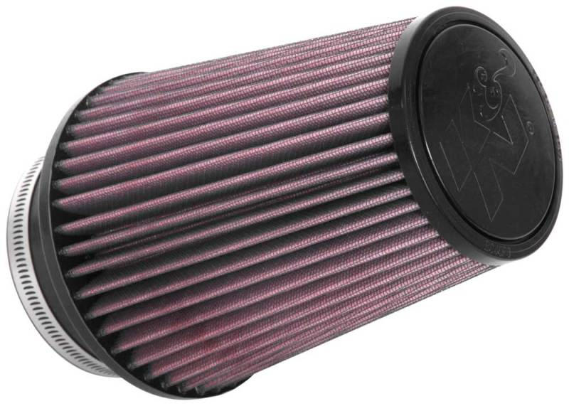 K&N Universal Clamp-On Air Filter 4in FLG / 6in B / 4in T / 7in H K&N Engineering Air Filters - Universal Fit  AXOPROS