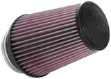 K&N Universal Clamp-On Air Filter 4in FLG / 6in B / 4in T / 7in H K&N Engineering Air Filters - Universal Fit  AXOPROS