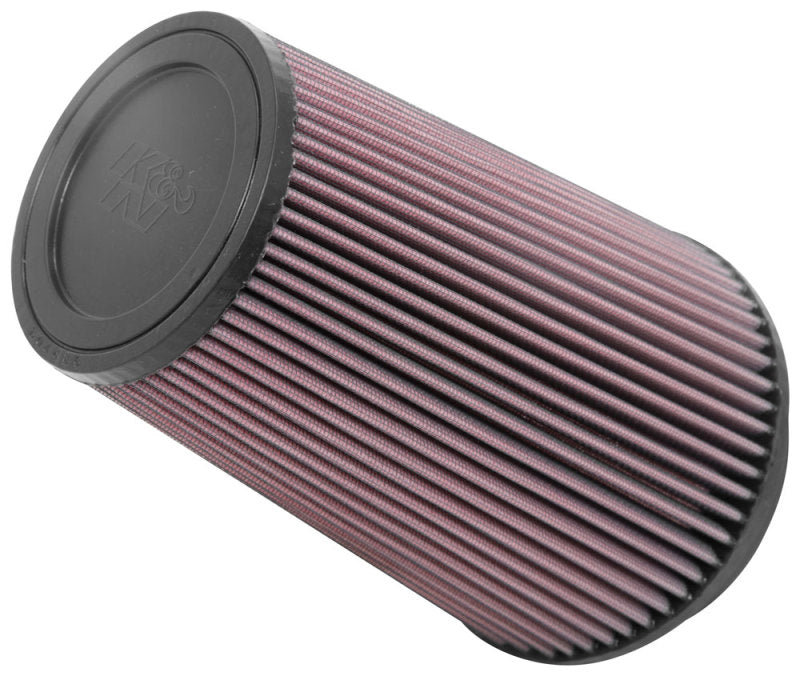 K&N Universal Clamp-On Air Filter 5in FLG / 6-1/2in B / 4-3/8in T / 8-3/4in H K&N Engineering Air Filters - Universal Fit  AXOPROS