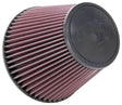 K&N Universal Clamp-On Air Filter 6in Flange / 7-1/2in Base / 4-1/2in Top / 6in Height K&N Engineering Air Filters - Universal Fit  AXOPROS