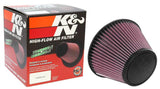 K&N Universal Clamp-On Air Filter 6in FLG / 7-1/2in B / 4-1/2in T / 5in H K&N Engineering Air Filters - Universal Fit  AXOPROS
