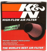K&N Universal Clamp-On Air Filter 6in FLG / 7-1/2in B / 5-7/8in T / 6in H K&N Engineering Air Filters - Universal Fit  AXOPROS