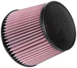 K&N Universal Clamp-On Air Filter 6in FLG / 7-1/2in B / 5-7/8in T / 6in H K&N Engineering Air Filters - Universal Fit  AXOPROS