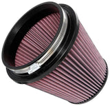 K&N Universal Clamp-On Air Filter 6in FLG / 7-1/2in B / 5in T / 6-1/2in H K&N Engineering Air Filters - Universal Fit  AXOPROS