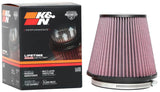 K&N Universal Clamp-On Air Filter 6in FLG / 7-1/2in B / 5in T / 6-1/2in H K&N Engineering Air Filters - Universal Fit  AXOPROS
