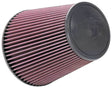 K&N Universal Clamp-On Air Filter 6in FLG / 7-1/2in B / 5in T / 8in H K&N Engineering Air Filters - Universal Fit  AXOPROS