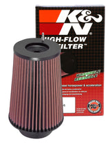 K&N Universal Filter Round Tapered 4in FlangeID / 6.625in Base OD / 5.25in Top OD / 9.5in Height K&N Engineering Air Filters - Universal Fit  AXOPROS