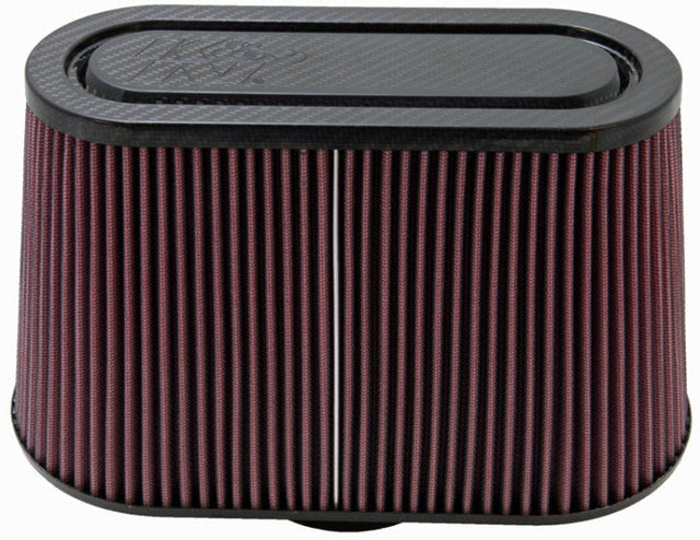 K&N Universal Filter with Carbon Fiber Top & Base-12in Base O/S Length x 6in Base O/S Width x 7in H K&N Engineering Air Filters - Universal Fit  AXOPROS