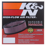K&N Universal Oval Air Filter 12in Length x 5-1/4in Width x 3-1/4in Height K&N Engineering Air Filters - Universal Fit  AXOPROS