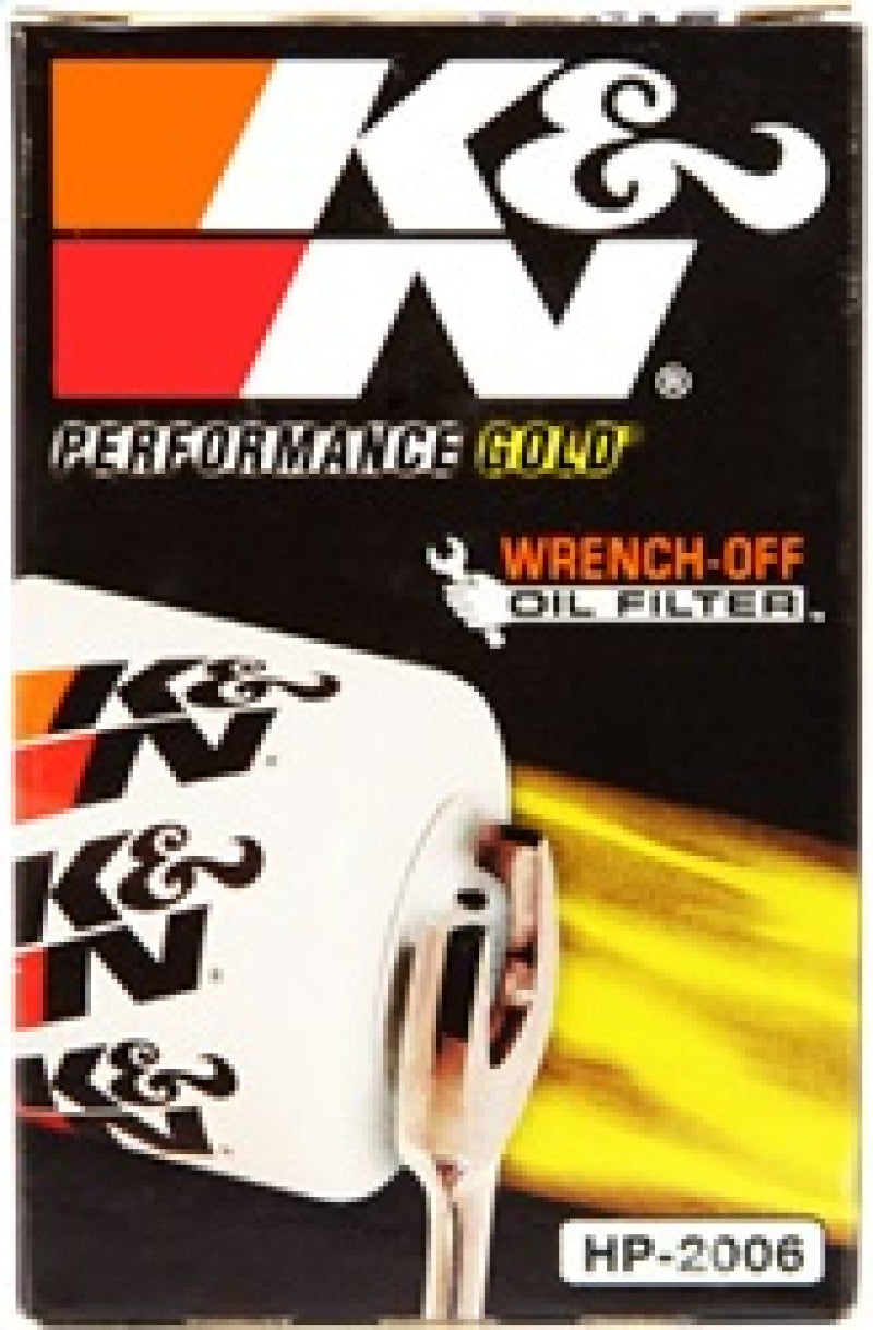 K&N Universal Performance Gold Oil Filter K&N Engineering Oil Filters  AXOPROS