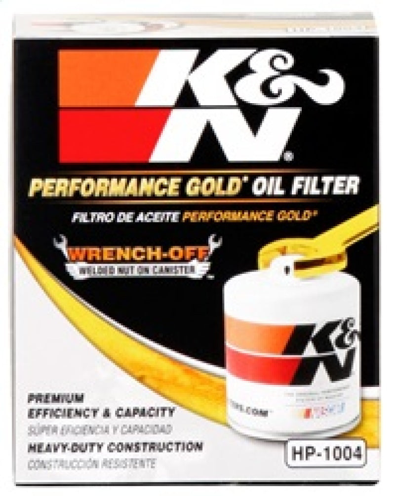 K&N Universal Performance Gold Oil Filter K&N Engineering Oil Filters  AXOPROS