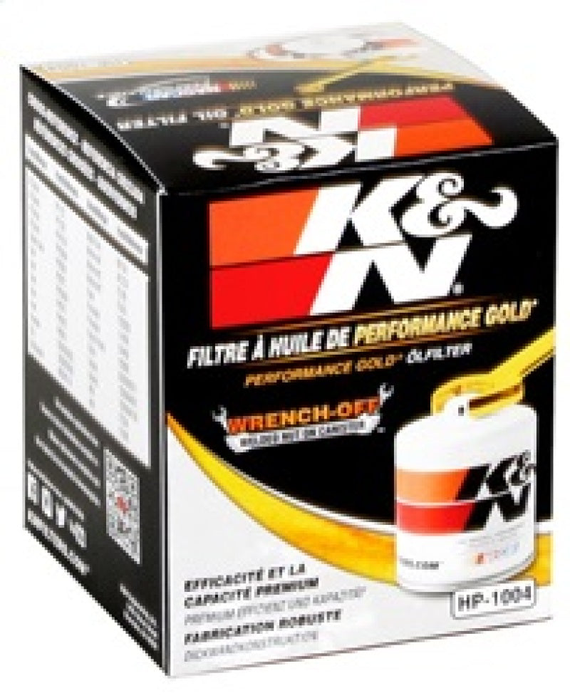 K&N Universal Performance Gold Oil Filter K&N Engineering Oil Filters  AXOPROS
