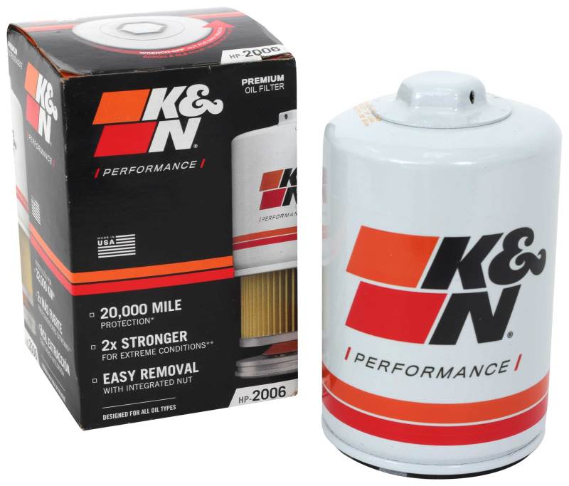 K&N Universal Performance Gold Oil Filter K&N Engineering Oil Filters  AXOPROS