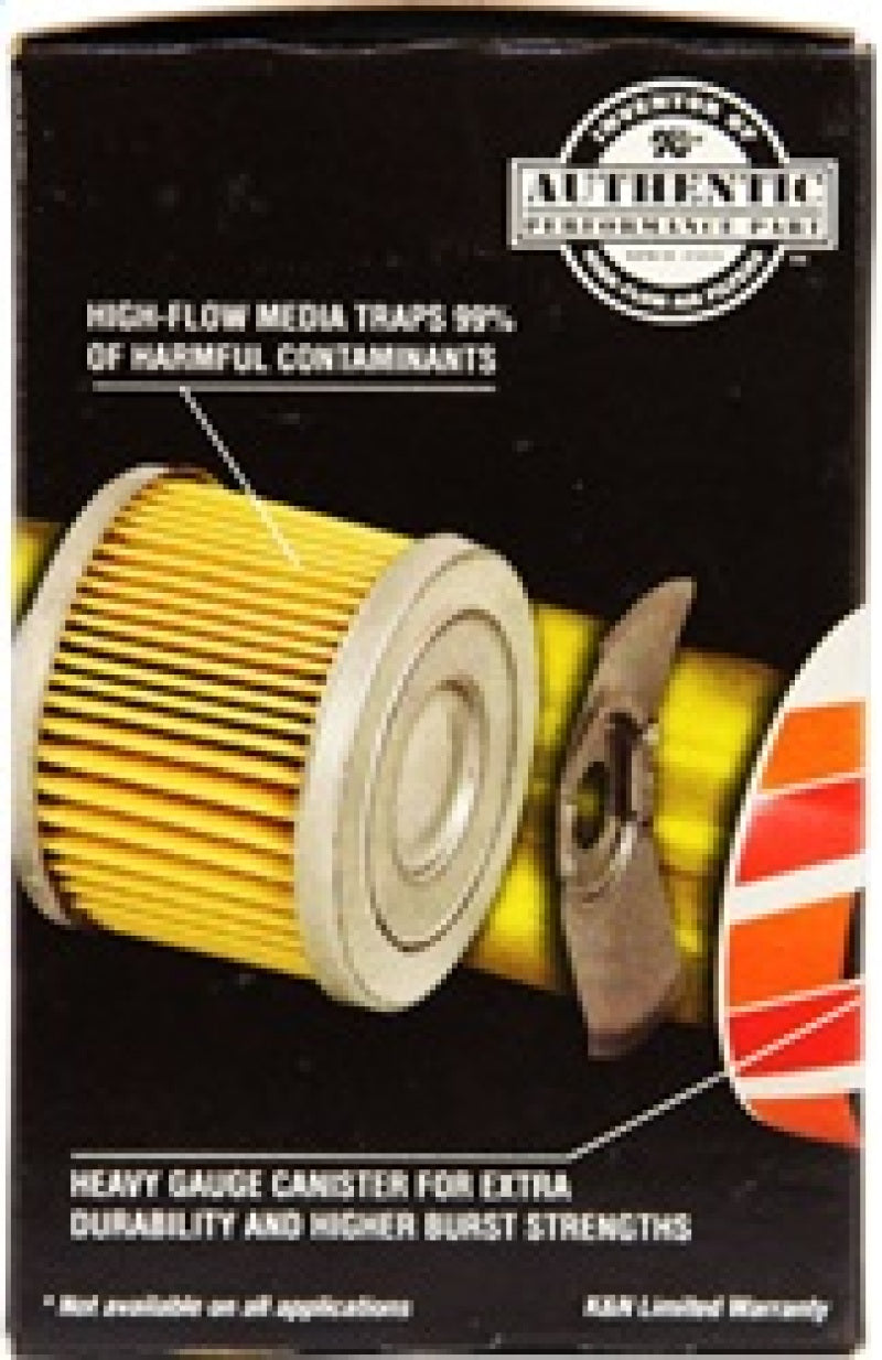 K&N Universal Performance Gold Oil Filter K&N Engineering Oil Filters  AXOPROS