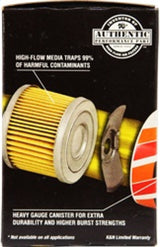 K&N Universal Performance Gold Oil Filter K&N Engineering Oil Filters  AXOPROS
