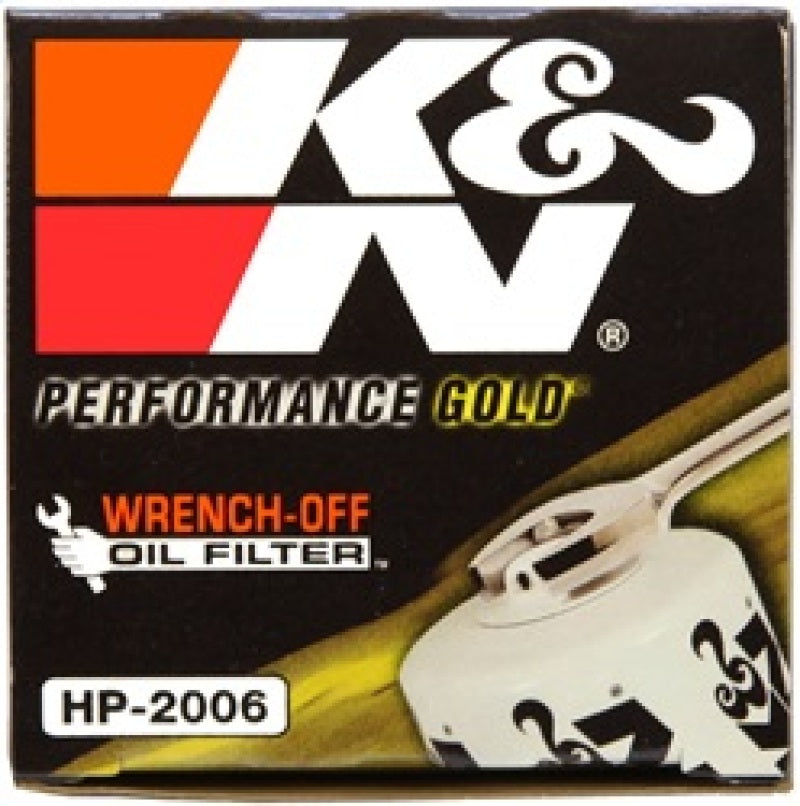 K&N Universal Performance Gold Oil Filter K&N Engineering Oil Filters  AXOPROS
