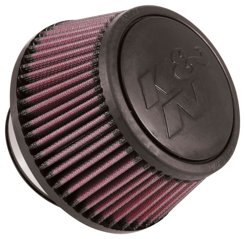 K&N Universal Round Clamp-On Air Filter 3in Flange ID x 6in Base OD x 4.625in Top OD x 3in Height K&N Engineering Air Filters - Universal Fit  AXOPROS