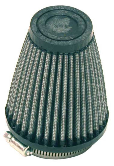 K&N Universal Rubber Filter 2 nch Top OD / 3.5 inch Base OD / 2.25 inch Flange ID / 4 inch Height K&N Engineering Air Filters - Universal Fit  AXOPROS