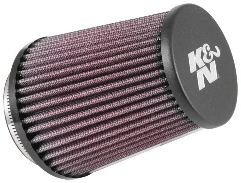 K&N Universal Rubber Filter 3in Flg 4-1/2inch OD B / 2-1/4inch H - Black Top K&N Engineering Air Filters - Universal Fit  AXOPROS