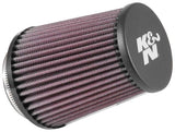 K&N Universal Rubber Filter 3in Flg 4-1/2inch OD B / 2-1/4inch H - Black Top K&N Engineering Air Filters - Universal Fit  AXOPROS
