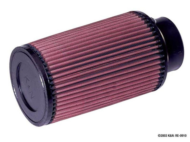 K&N Universal Rubber Filter 3inch FLG / 5inch OD-B / 4-5/8inch OD-T / 8inch H K&N Engineering Air Filters - Universal Fit  AXOPROS