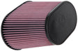 K&N Universal Rubber Filter 4in FLG 9IN x 5-3/4IN B / 7 x 4-1/2IN T / 7-1/2IN H K&N Engineering Air Filters - Universal Fit  AXOPROS