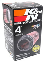 K&N Universal Rubber Filter 4inch FLG / 6inch OD-B / 4-5/8inch OD-T / 9inch H K&N Engineering Air Filters - Universal Fit  AXOPROS