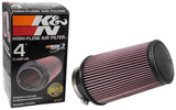 K&N Universal Rubber Filter 4inch FLG / 6inch OD-B / 4-5/8inch OD-T / 9inch H K&N Engineering Air Filters - Universal Fit  AXOPROS