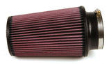 K&N Universal Rubber Filter 4inch FLG / 6inch OD-B / 4-5/8inch OD-T / 9inch H K&N Engineering Air Filters - Universal Fit  AXOPROS
