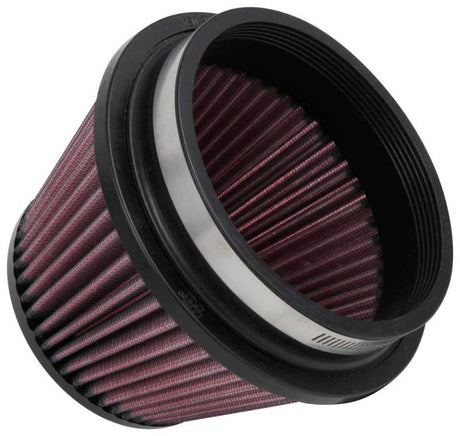 K&N Universal Rubber Filter 5in Flange ID x 6.5in Base OD x 4.5in Top OD x 4.125in Height K&N Engineering Air Filters - Universal Fit  AXOPROS