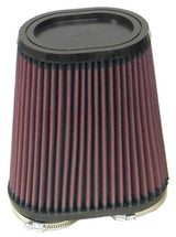 K&N Universal Rubber Filter Dual Flange Oval Tprd 3.75in Base O/S W x 3.438in Top O/S W x 6.75in H K&N Engineering Air Filters - Universal Fit  AXOPROS